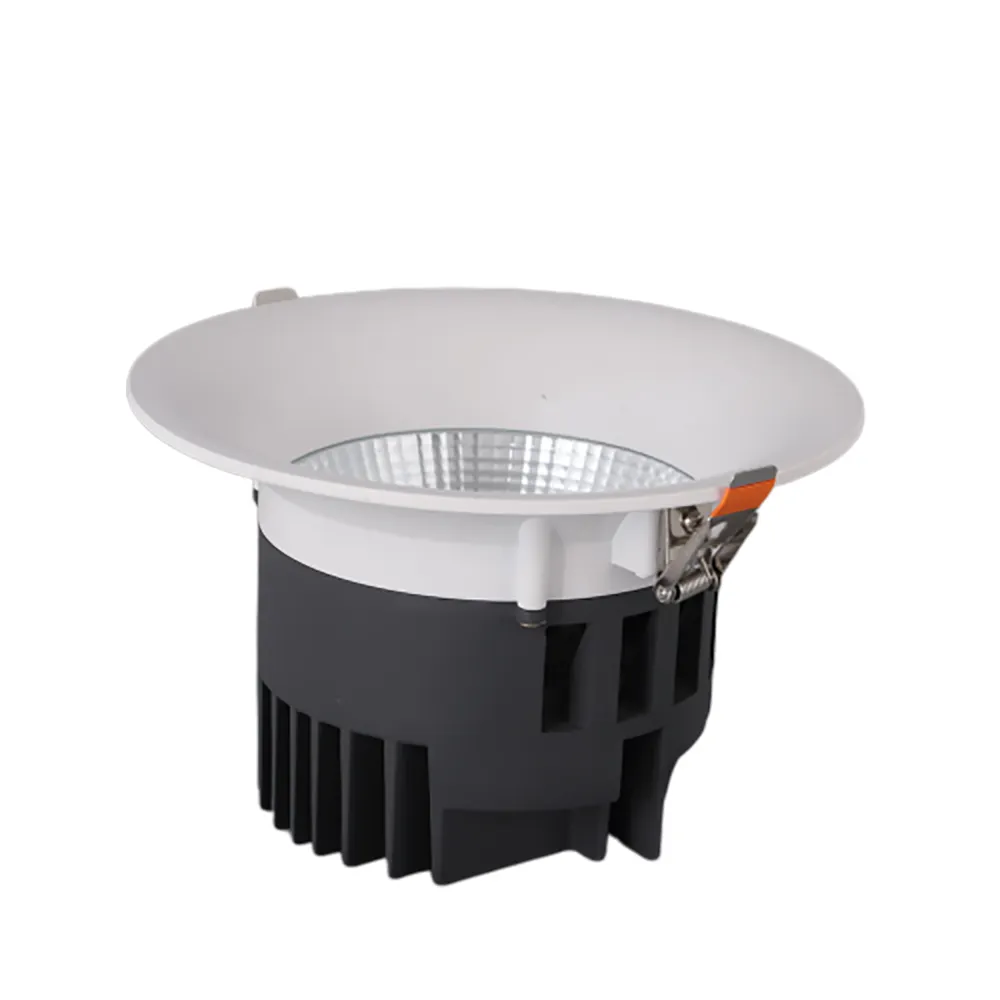 2023 Commercial Indoor 3CCT Round Spot Down Light Recessed 7W 10W 15W 20W 30W LED COB Downlight