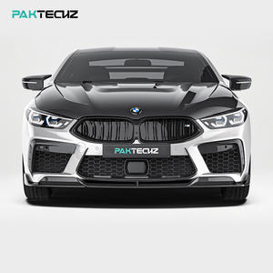 Kit de Carrocería de Fibra de Carbono Seca Paktechz, Labio Delantero, Parachoques Delantero, Alerón, Divisor, Pieza Aerodinámica para <span class=keywords><strong>BMW</strong></span> M8 F91 F92 F93 2019-<span class=keywords><strong>2022</strong></span> - Product Image 6