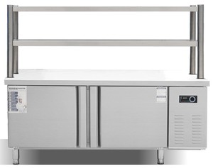 Single-Temperature <span class=keywords><strong>A</strong></span>ço Inoxidável <span class=keywords><strong>Freezer</strong></span> <span class=keywords><strong>Work</strong></span> Table Portátil 220V Cozinha Refrigerador para Chiller ou Aplicações Refrigeração - Product Image 6