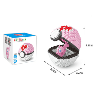 Bloques <span class=keywords><strong>de</strong></span> construcción <span class=keywords><strong>de</strong></span> plástico <span class=keywords><strong>de</strong></span> juguete al por mayor para niños Mini ladrillo Anime Cute Squirtle Pika Poke Pet Ball bloques <span class=keywords><strong>de</strong></span> construcción para niños - Product Image 6