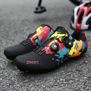 Zapatillas de Ciclismo Personalizadas Unisex con Bloqueo para Carretera y Montaña, Bicicleta Asistida por Energía, Deporte al Aire Libre, Graffiti, Primavera Verano - Product Image 3