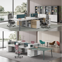 Bureau de travail convertible et extensible de style moderne en frêne avec cloison de séparation pour ordinateur, style bois