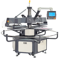 Presse à chaud Microtec Apex X4 16x20 à double plaque chauffante, 4 stations, pneumatique, ouverture automatique, pour transfert thermique sur T-shirt