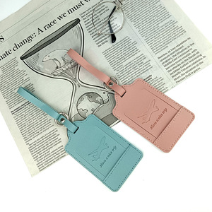 Etiqueta de equipaje de cuero multicolor al por mayor, etiqueta de identificación para billetes de avión, etiqueta de clasificación de equipaje de viaje, etiqueta de viaje para equipaje. - Product Image 3