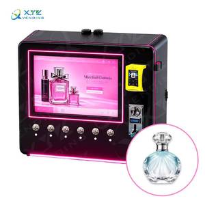 XYZ Touch Screen <b>Table</b> <b>Wall</b>-<b>Mounted</b> 21.5 Inch Touchscreen Cologne Perfume Vending Machine 6x100ml Capacity Multiple Payment - Product Image 1