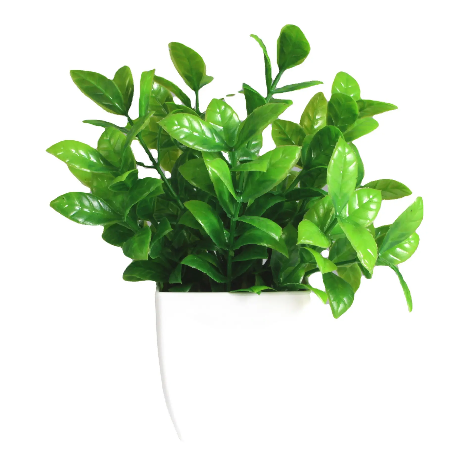 Indoor Small Artificial Plastic Potted bonsai Artificial Plants in Mini Pots for Home Office Decor