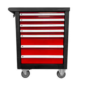 Hi-Spec Tool Cabinet 9 <b>Drawers</b> Keyed Lock Industrial Mobile <b>Workshop</b> Storage With Wheels - Product Image 1