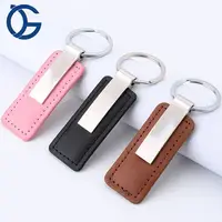 Factory Wholesale Luxury Brand Designer Leather Keychain