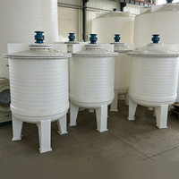 Cuve de mélange chimique (réacteur) en polypropylène PP/PPH personnalisée en usine pour le stockage de sel alcalin