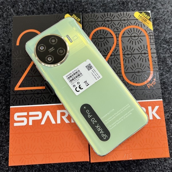 2025 Smartphone Spark20pro+ Original Android 13 Deca Core 108MP 6.8" LCD 16+256GB Dual SIM Screen Display Face Recognition