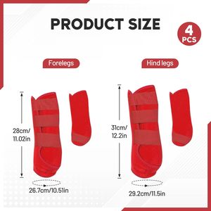 Custom Horse <b>Boots</b> Splint for Horses Protective <b>Boots</b> Lower Limb <b>Brushing</b> Horse <b>Boots</b> Reusable Front Hind Leg Protection - Product Image 3