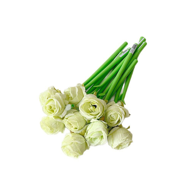 Newly Designed Ballpoint Pen with Flower Shaped Round Beads Custom Different Style Flower Suitable for School Students