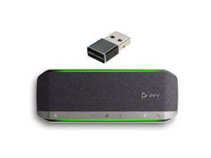 Poly Sync40 Haut-parleur de <span class=keywords><strong>conférence</strong></span> portable avec réduction du bruit, prise de son à 360°, USB et Bluetooth pour petites salles de réunion - Product Image 1