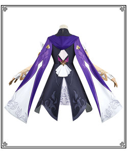 Disfraz de Cosplay de Sushang de Honkai: Star Rail, Vestido Morado con Collar y Cinturón, para Adultos, <span class=keywords><strong>Anime</strong></span> - Product Image 5