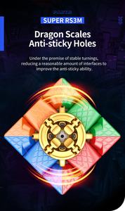 Cubo de Velocidad Magnético Super Rs3m 2022 <span class=keywords><strong>3x3</strong></span> <span class=keywords><strong>Moyu</strong></span> Maglev, Rompecabezas Educativo sin Adhesivos, Cubo de Velocidad Suave con Accesorios - Product Image 4