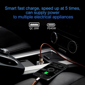 3 en 1 65W PD Tipo C Puerto Teléfono móvil Adaptador <span class=keywords><strong>de</strong></span> cargador <span class=keywords><strong>de</strong></span> coche <span class=keywords><strong>de</strong></span> metal rápido con <span class=keywords><strong>cortador</strong></span> <span class=keywords><strong>de</strong></span> cinturón <span class=keywords><strong>de</strong></span> seguridad - Product Image 6