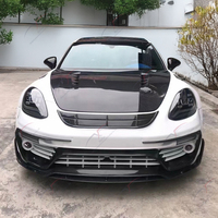 Kit Carrosserie 2017-2019 pour Porsche Panamera, Amélioration Style MSY, Fibre de Carbone, Pare-Chocs, Diffuseur Arrière, Jupes Latérales, Ailes et Capot Moteur