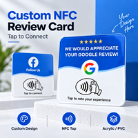Carte NFC personnalisée en PVC avec logo et code QR pour partage de profil, idéale pour le réseautage professionnel et la promotion de votre boutique