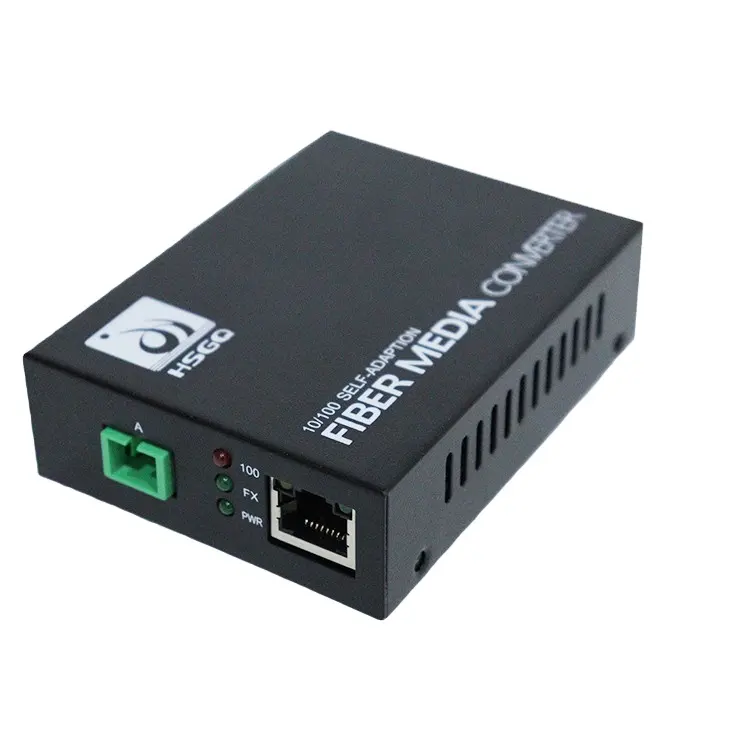 Convertitore per Media convertitore fibra HSGQ-M100 sc Gigabit RJ45 + Ethernet