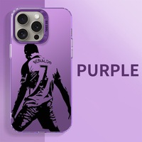 Coque de téléphone design avec motif du superstar du football Ronaldo pour iPhone Xs Xr 11 12 13 Mini 14 15 16 17 Pro Max