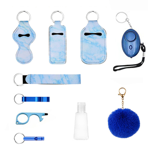 <span class=keywords><strong>Porte</strong></span>-clés d'autodéfense pour femmes <span class=keywords><strong>chat</strong></span> pom pom alarme néoprène <span class=keywords><strong>porte</strong></span>-clés d'autodéfense vente en gros pour les femmes - Product Image 3