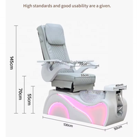 Fauteuil de pédicure électrique de luxe MOOLIN pour salon de beauté, avec massage et spa pour les ongles, pour les salons de beauté et de manucure (US/EU)