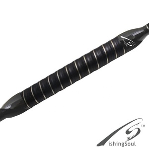 GMR307, guides à rouleaux <span class=keywords><strong>en</strong></span> aluminium, unité de pointe de rouleau pivotant, poignée <span class=keywords><strong>en</strong></span> <span class=keywords><strong>cuir</strong></span>, grand jeu, Stand up, bateau, pêche à la traîne, canne à pêche - Product Image 4
