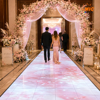 Écran LED interactif intelligent pour sol de danse, étanche, P4.81 P3.91, pour mariage