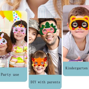 Máscaras de Animales de Fieltro para Niños, Manualidades para Fiestas Infantiles, Venta al por Mayor - Product Image 6