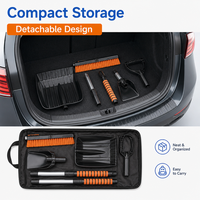 Pelle à neige télescopique multifonctionnelle 5 en 1 pour voiture, grattoir à glace détachable, brosse pour camion, SUV, outil d'urgence hivernal