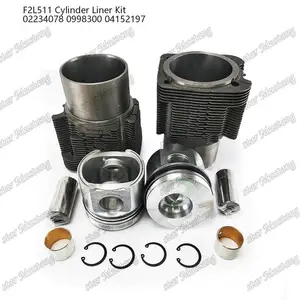 F2L511 Cilindro Liner Kit 02234078 0998300 04152197 Adequado Para Peças De Motor Deutz
