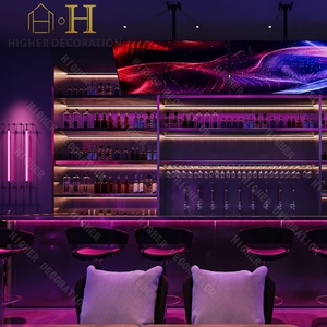 Design di Lusso per Night Club, Vetrina per Vini di Alta Gamma, Arredamento per Night Club, Design Personalizzato del <span class=keywords><strong>Bancone</strong></span> <span class=keywords><strong>Bar</strong></span> - Product Image 1