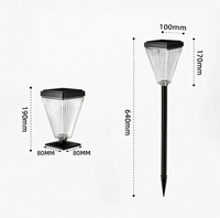 Lampes solaires d'extérieur pour villa, jardin, pelouse, étanches, lumineuses, à piquer dans le sol, décoratives pour cour, villa, B&B et sites touristiques