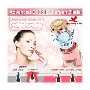 Mixed Procurement Low Price FENGFLY Facial <b>Shaver</b> Hot Sell Electric Rechargeable Portable Electric Epilator 2 in 1 <b>Eyebrow</b> - Product Image 2