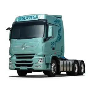 40 Ton Massa de tração 6x4 4x2 Assento de couro Caminhão trator pesado de luxo Dongfeng Veículo comercial Dongfeng GX Caminhão trator