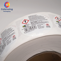 Etiquetas Adhesivas en Rollo de BOPP con Código de Barras, Resistentes al Agua y Personalizadas, para Envases de Bolsitas de Nicotina, Snus y Latas, con Logotipo Privado