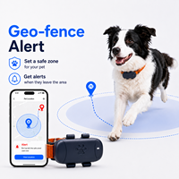 Localizador GPS GSM 4G LTE 3G/4G en Tiempo Real PET1 con Tarjeta SIM, Geocerca, Alarma, Registro de Rutas, Seguimiento de Actividad y Salud, Impermeable, Antipérdida