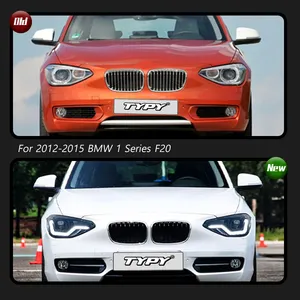 Fari Auto TYPY per <span class=keywords><strong>BMW</strong></span> Serie 1 <span class=keywords><strong>F20</strong></span> 2012-2015, Luci LED con Indicatori di Direzione Dinamici e DRL, Accessori Auto - Product Image 3