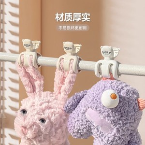 ที่หนีบผ้ากันลมรูปหมี ขนาดใหญ่ ทำจากพลาสติก สำหรับผ้าห่มและเสื้อผ้า จับแน่น ไม่ทิ้งรอย - Product Image 3