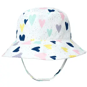 Chapeau seau d'été pour enfants Upf 50 + Protection solaire Cartoon Cute Sun Cap