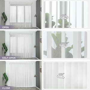 Vertical <strong>Blackout</strong> Blinds ,Door Blinds Shades, Window Shade for Sliding Doors Custom Size Adjust Light Fabric Sheer Classic <strong>Vinyl</strong> - Product Image 5