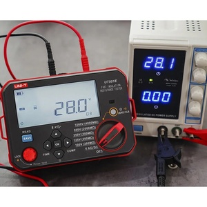 Medidor de Resistencia de Aislamiento de Plástico Rápido <span class=keywords><strong>UNI</strong></span>-T 4G UT501E Megómetro Función de Comparación PI DAR Prueba Remota IP54 - Product Image 4