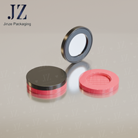 Palette de fards à paupières vides en plastique personnalisés Jinze boîte d'emballage ronde de boîtes de fards à paupières magnétiques cosmétiques