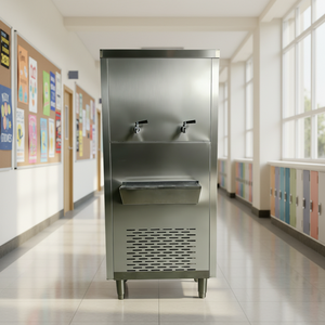 <span class=keywords><strong>Fontaine</strong></span> à <span class=keywords><strong>eau</strong></span> potable en acier inoxydable à grande capacité de 50 L avec 2 robinets, pour usine ou cantine - Product Image 6