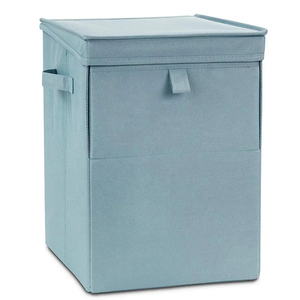 Có thể gập lại ráp vải vải quần áo bẩn Giỏ túi giặt giỏ giặt cản trở - Product Image 2