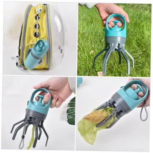 Inodoro Portátil para Mascotas con Bolsa de Basura para Exteriores, Pala de Seis Garras para Recoger Heces, Dispensador de Bolsas de Desechos para Perros - Product Image 5