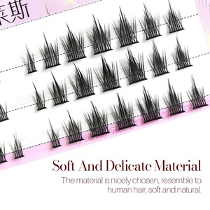 Nouvel arrivage de cils en grappe segmentée prédécoupés de marque privée - Product Image 3