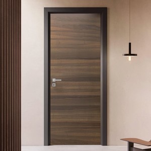 Portes intérieures modernes en bois massif ignifugées BASEN pour villa - Solutions OEM personnalisées - Product Image 2