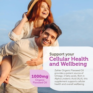 Huile de lin et ALA de haute qualité à marque privée pour renforcer l'immunité et soutenir la santé cardiovasculaire - Product Image 3