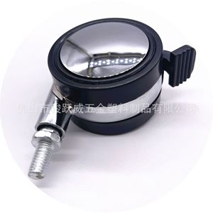 Roulettes pour meubles 80 mm pivotantes avec frein, roue silencieuse - Product Image 3